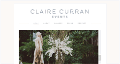 Desktop Screenshot of clairecurran.com